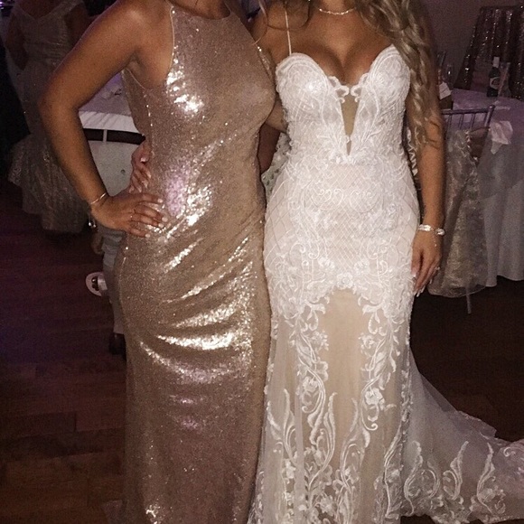 Lulus Dresses & Skirts - Sequin bridesmaid or prom dress